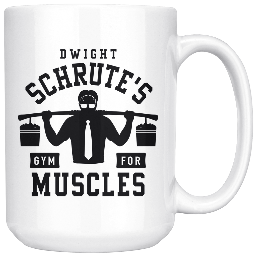 Dwight's Gym For Muscles - Coffee Mug-teelaunch-Moneyline