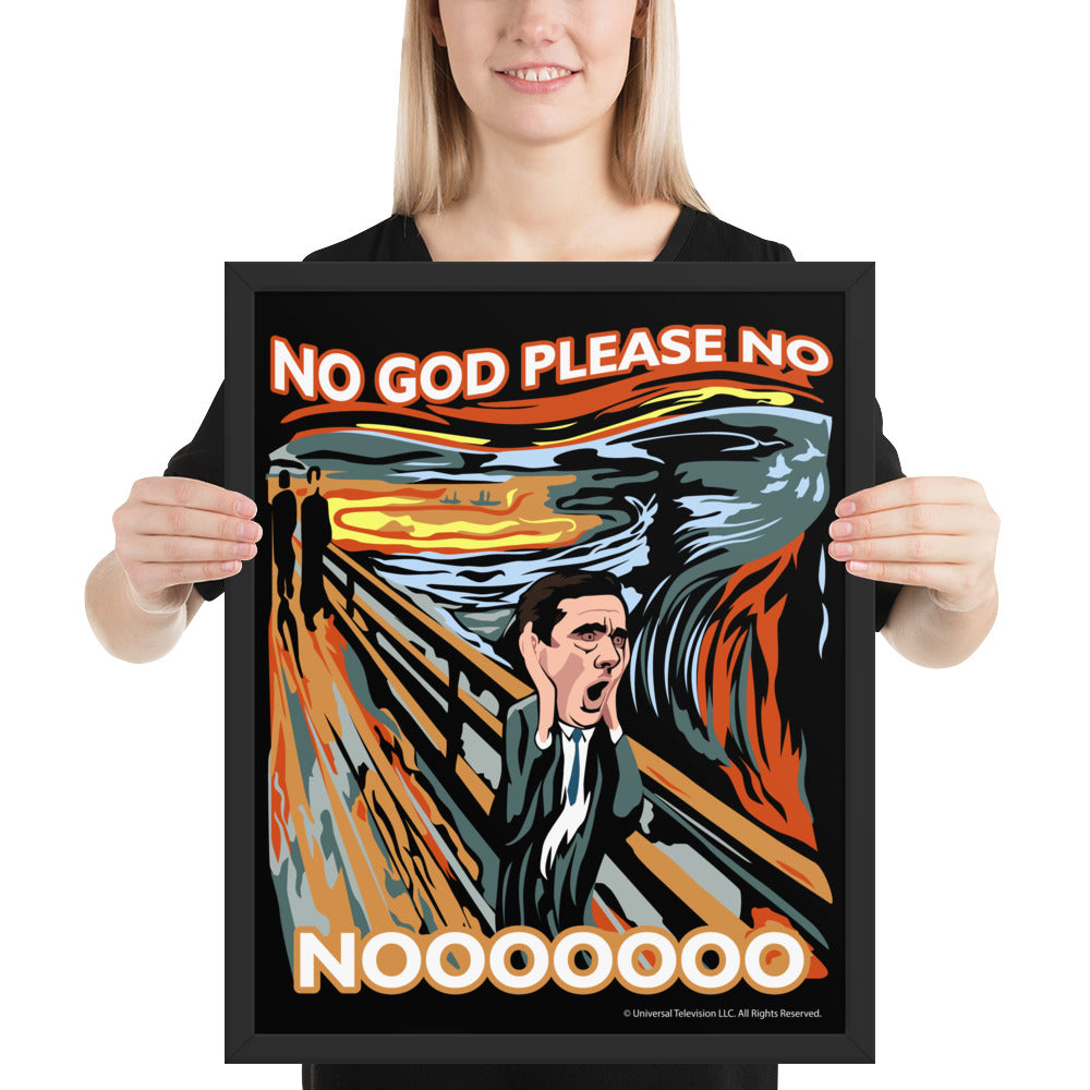 Michael Nooo "Scream" - Framed Poster