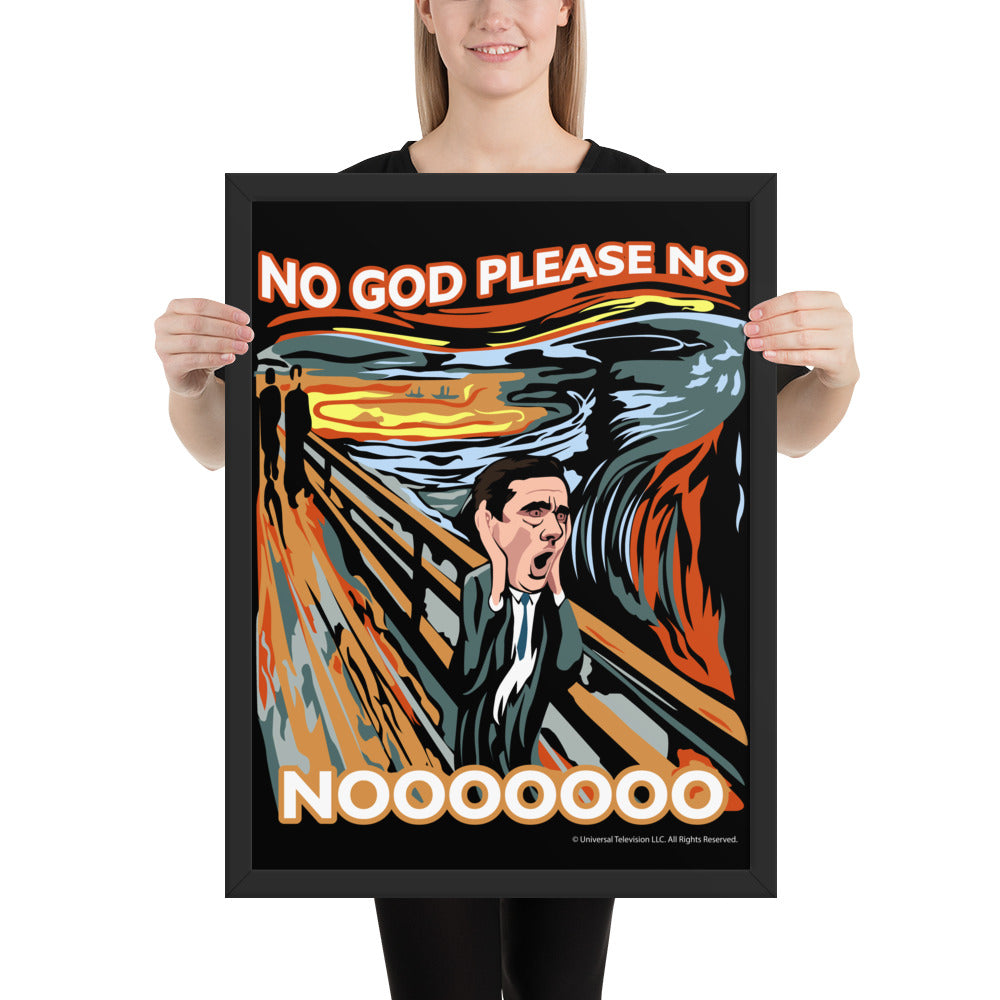 Michael Nooo "Scream" - Framed Poster