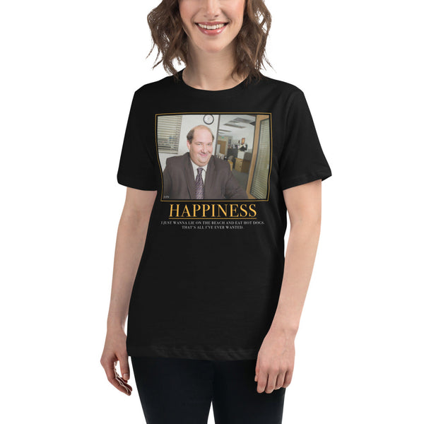 Happiness Motivational Women's Relaxed T-Shirt-Moneyline