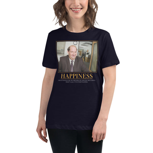 Happiness Motivational Women's Relaxed T-Shirt-Moneyline