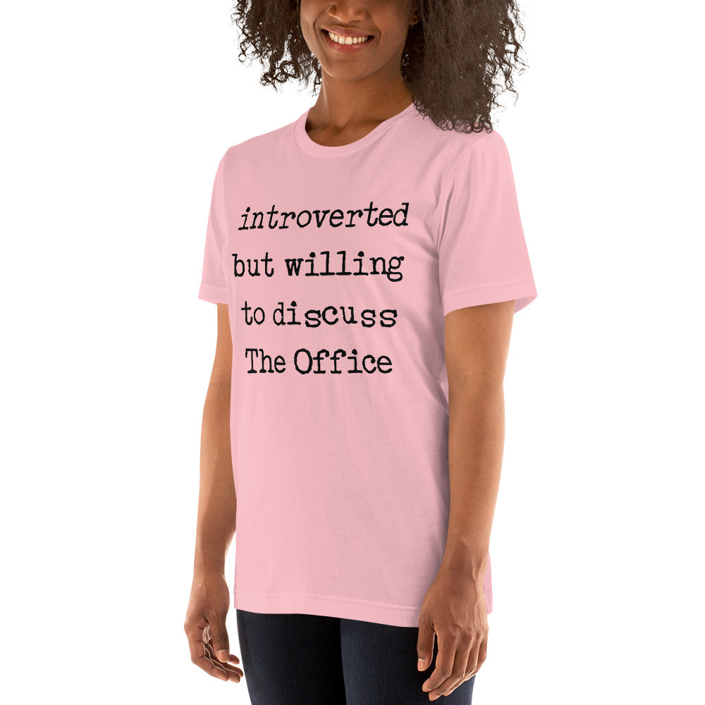 Willing To Discuss The Office - Women's T-Shirt