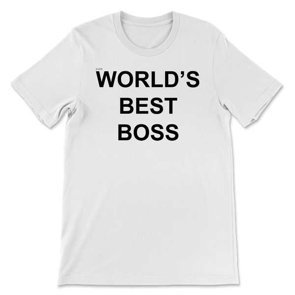 World's Best Boss T-Shirt-Moneyline