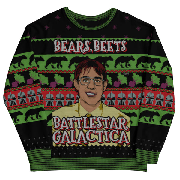 Bears, Beets, Battlestar Galactica - Unisex Sweatshirt All-Over