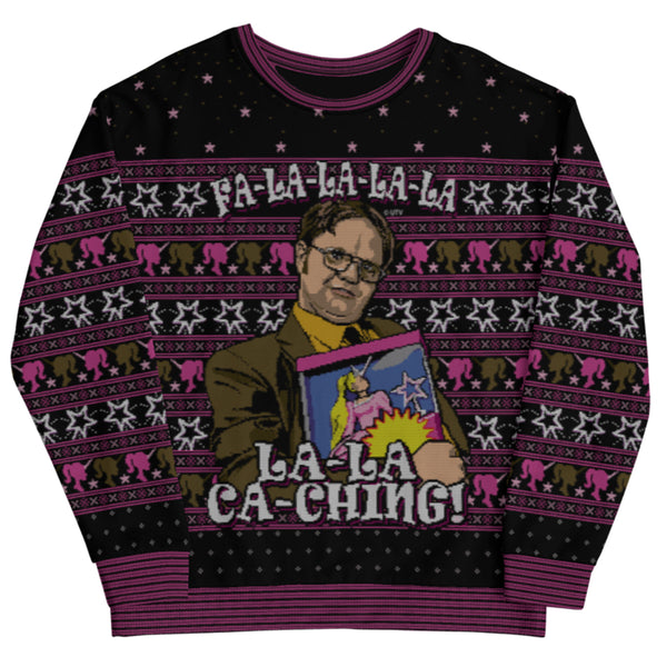 Dwight Princess Unicorn Unisex Sweatshirt All-Over