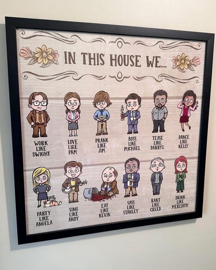House Rules To Live By Poster