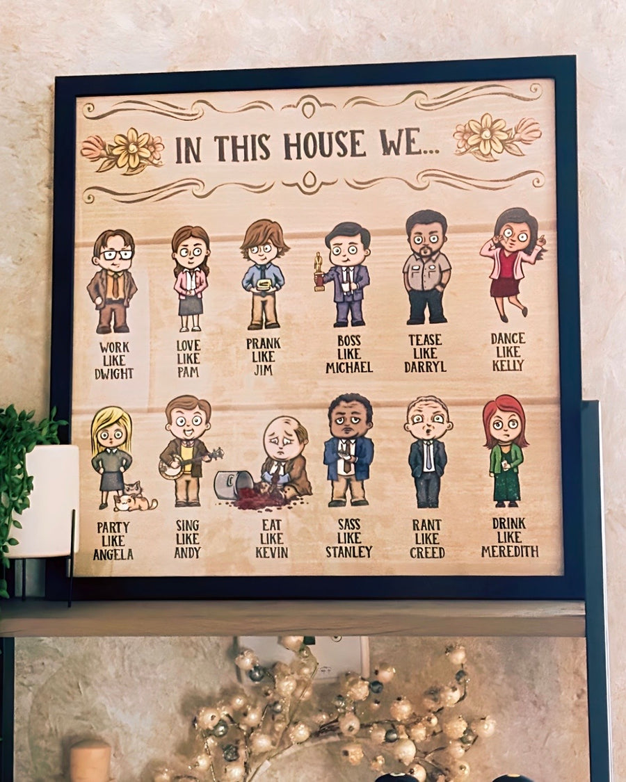 House Rules To Live By Poster