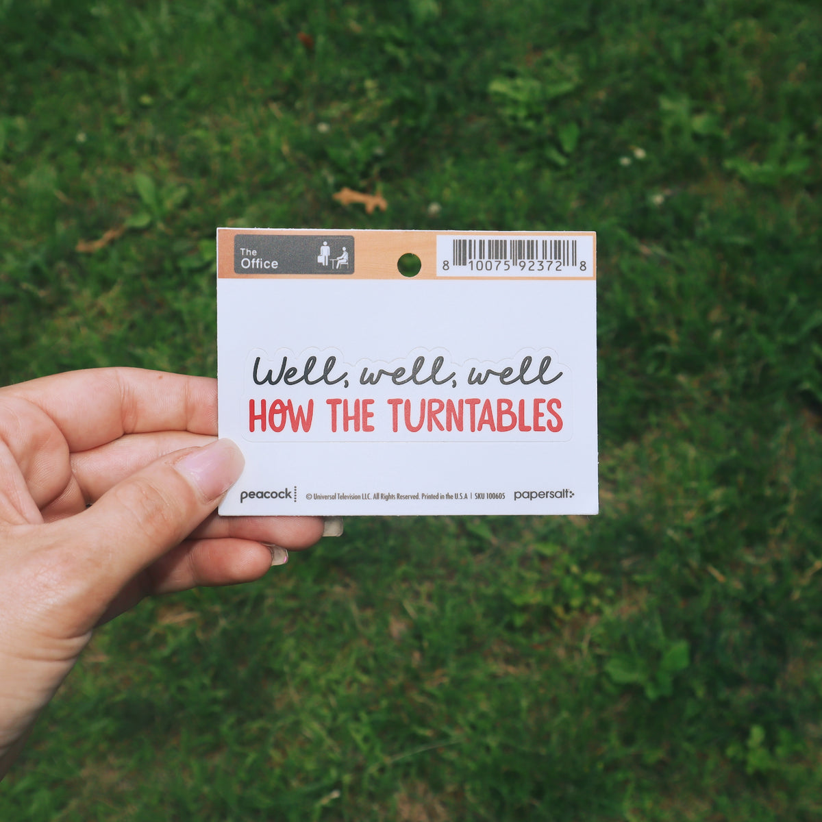 STICKER THE OFFICE, WELL, WELL, WELL, HOW THE TURNTABLES