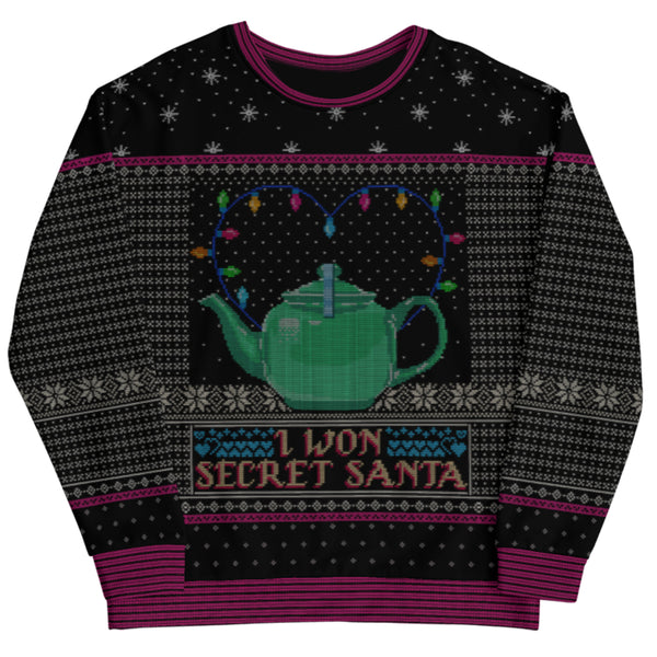 I Won Secret Santa - Unisex Sweatshirt All-Over