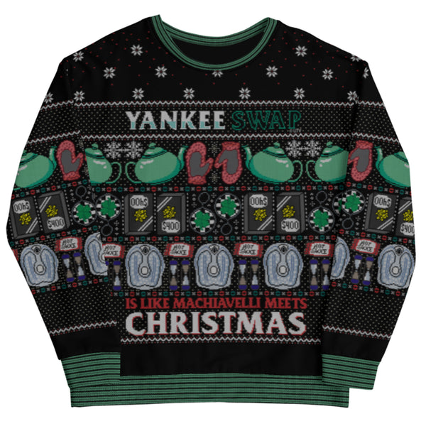 Yankee Swap Machiavelli Christmas - Unisex Sweatshirt All-Over