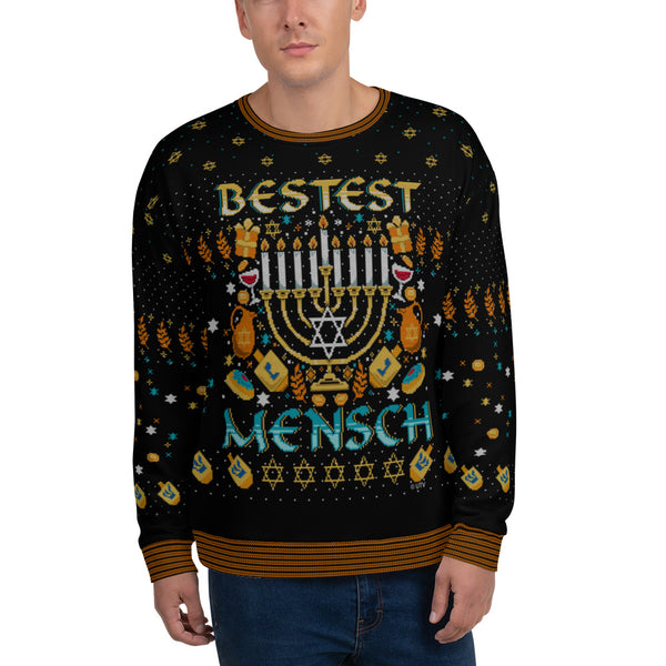 Bestest Mensch Unisex Sweatshirt All-Over