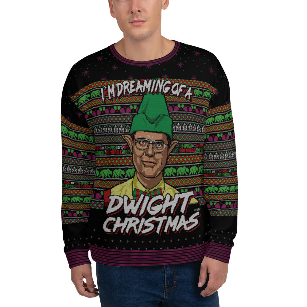 Dwight Christmas Unisex Sweatshirt All-Over