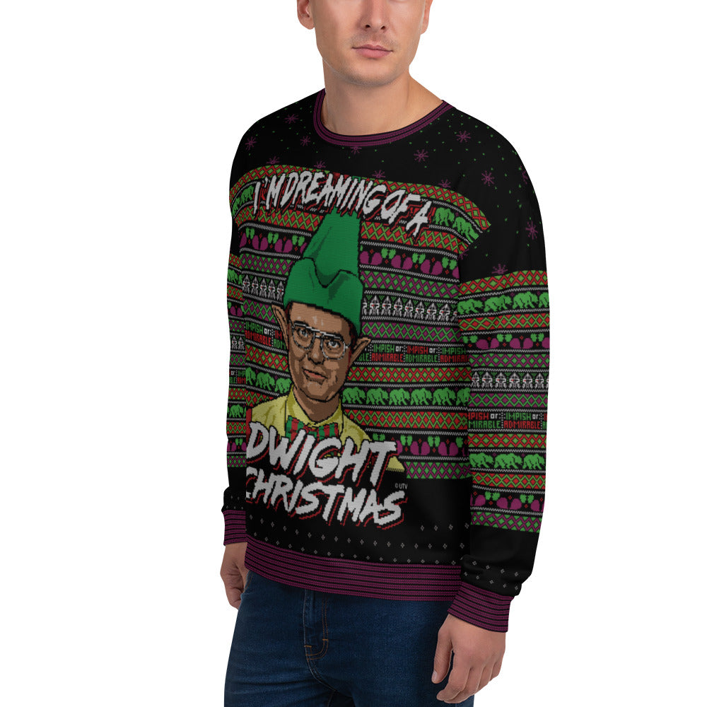 Dwight Christmas Unisex Sweatshirt All-Over