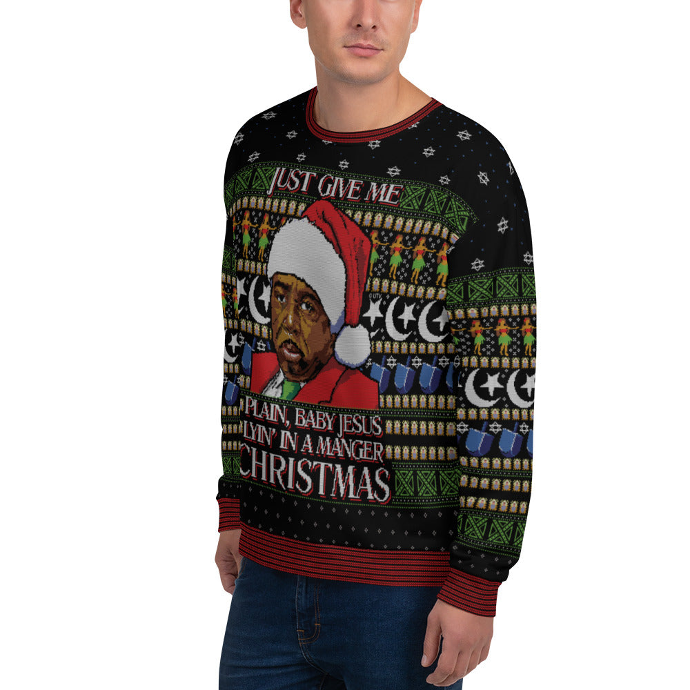 Plain Christmas Unisex Sweatshirt All-Over