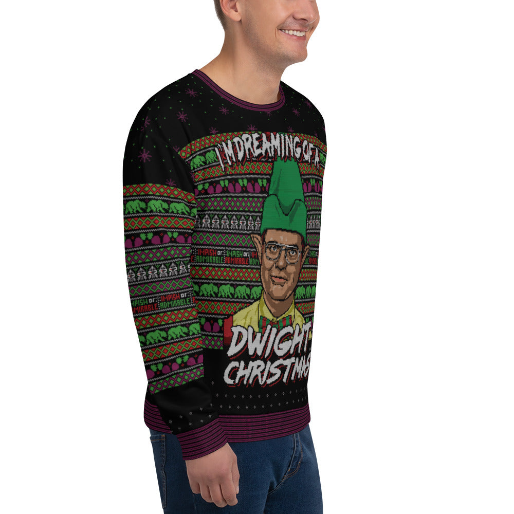 Dwight Christmas Unisex Sweatshirt All-Over