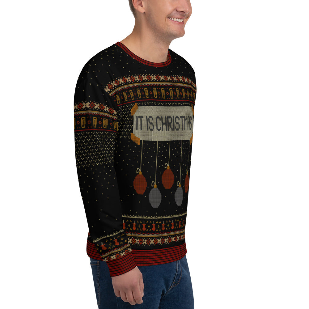 It is Christmas Unisex Sweatshirt All-Over