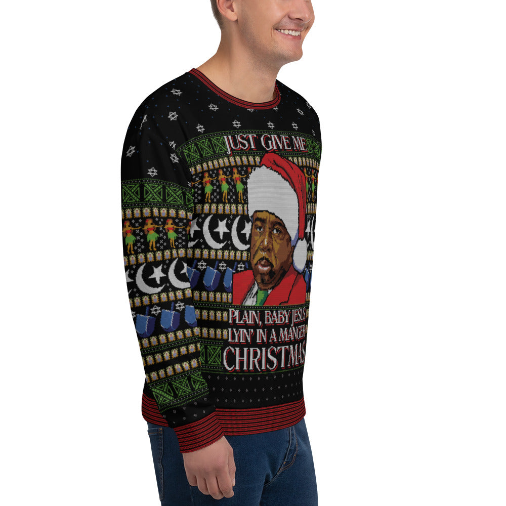 Plain Christmas Unisex Sweatshirt All-Over