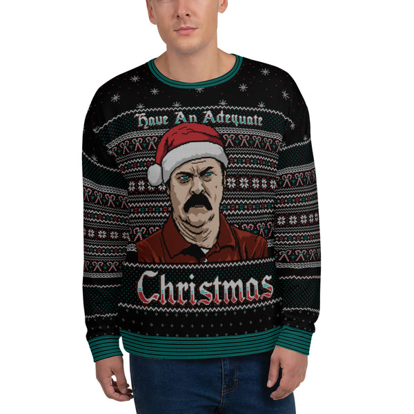Adequate Christmas Unisex Sweatshirt All-Over