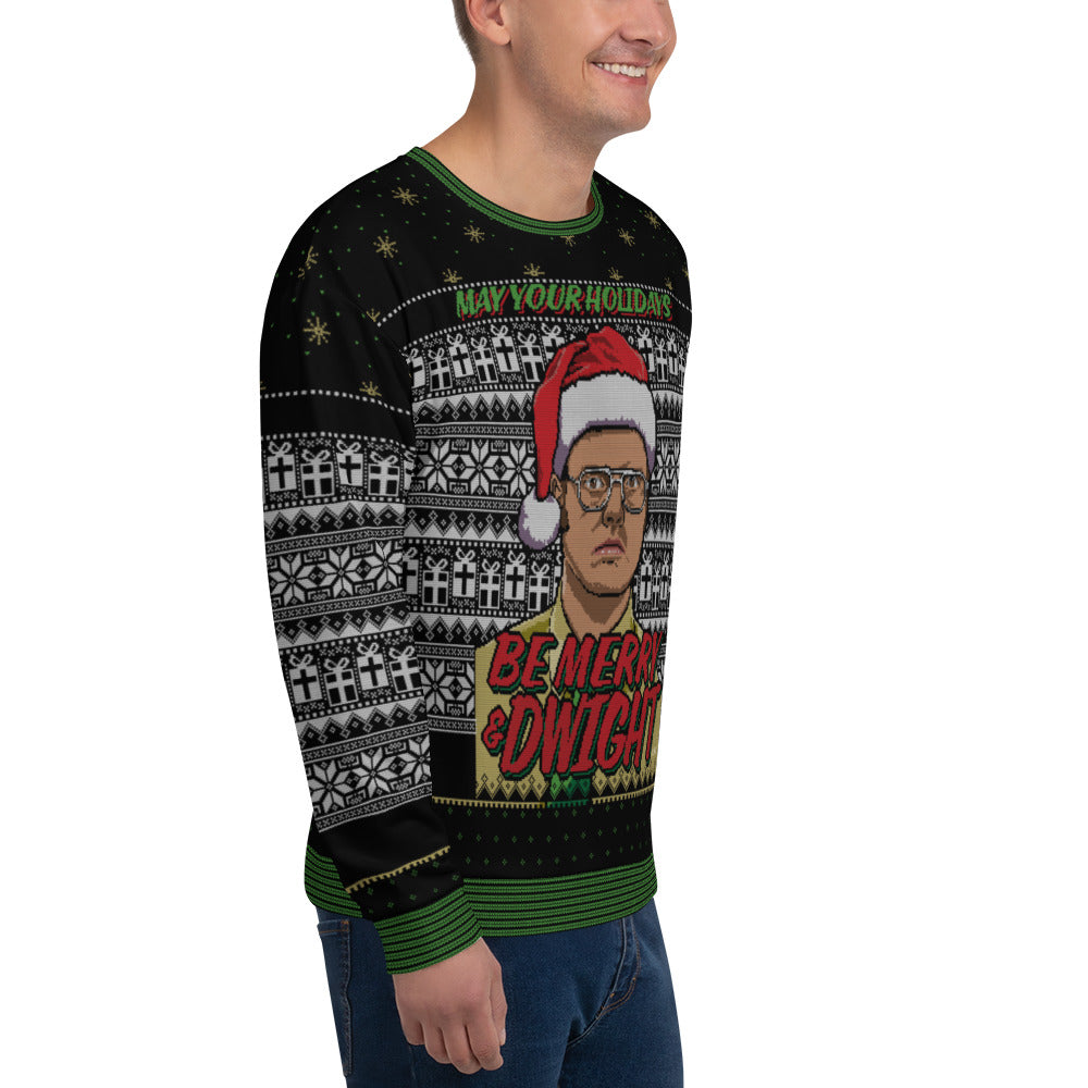 Be Merry Dwight Unisex Sweatshirt Over-All