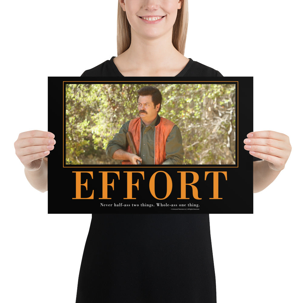 Effort Motivational Poster