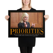 Priorities Motivational Poster