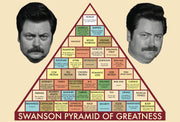 Swanson Pyramid of Greatness - Poster