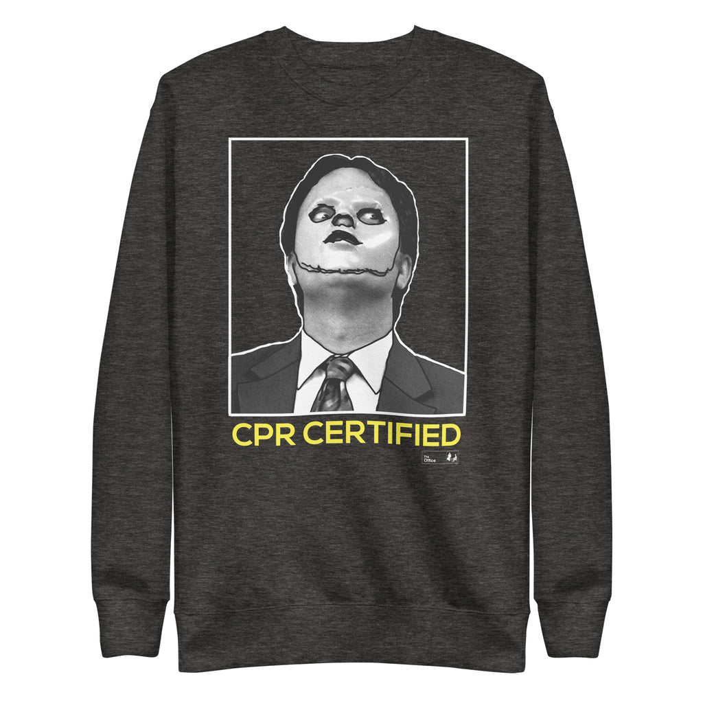 CPR Certified - Unisex Premium Sweatshirt - Dark