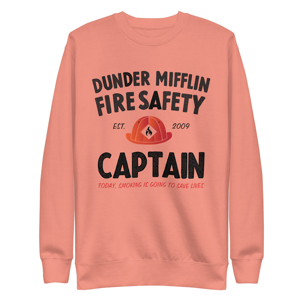 Dunder Mifflin Fire Safety Captain - Unisex Premium Sweatshirt