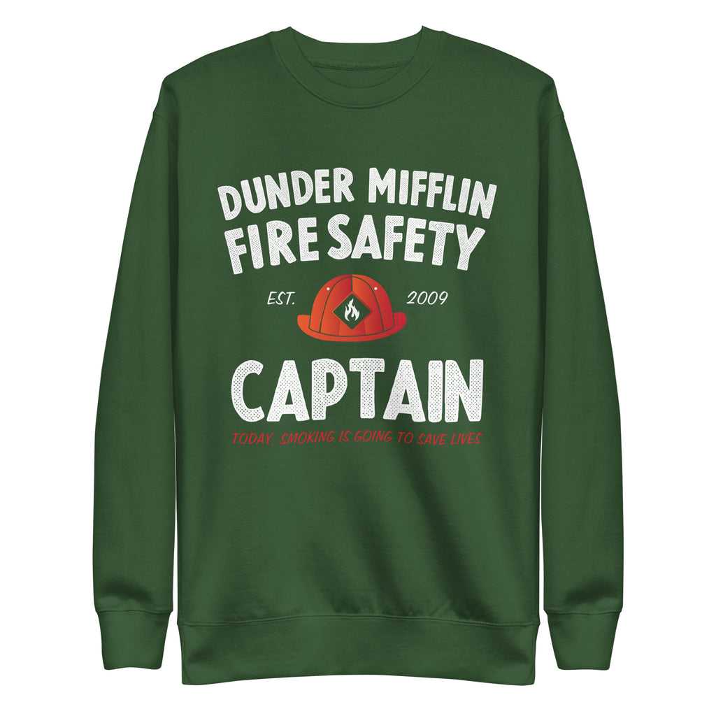 Dunder Mifflin Fire Safety Captain - Unisex Premium Sweatshirt