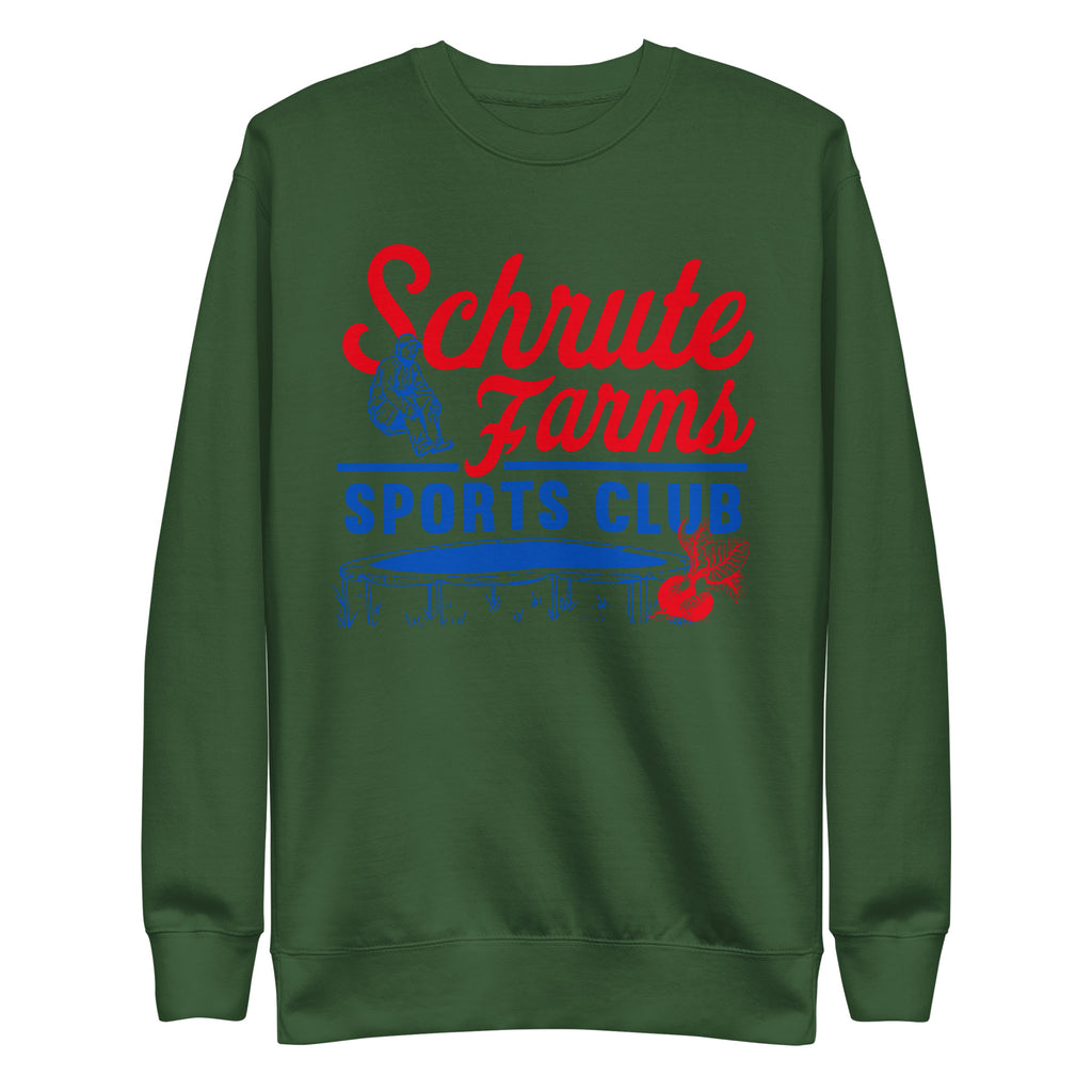 Schrute Farms Sports Club - Unisex Premium Sweatshirt