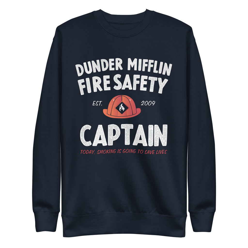 Dunder Mifflin Fire Safety Captain - Unisex Premium Sweatshirt