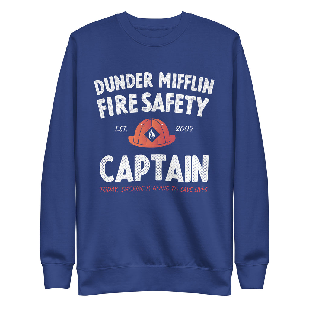 Dunder Mifflin Fire Safety Captain - Unisex Premium Sweatshirt