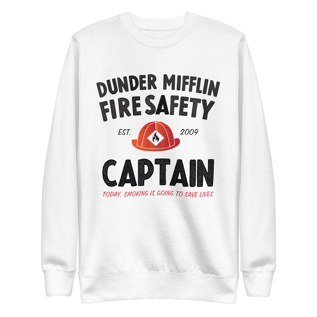 Dunder Mifflin Fire Safety Captain - Unisex Premium Sweatshirt