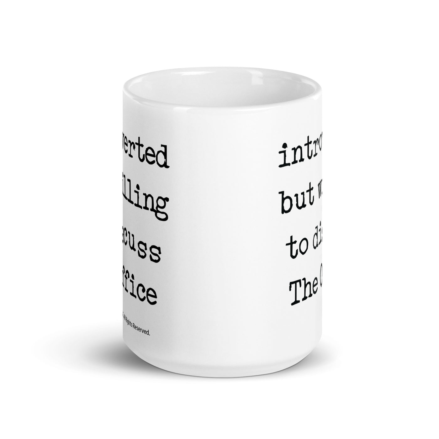 Willing To Discuss The Office - Coffee Mug