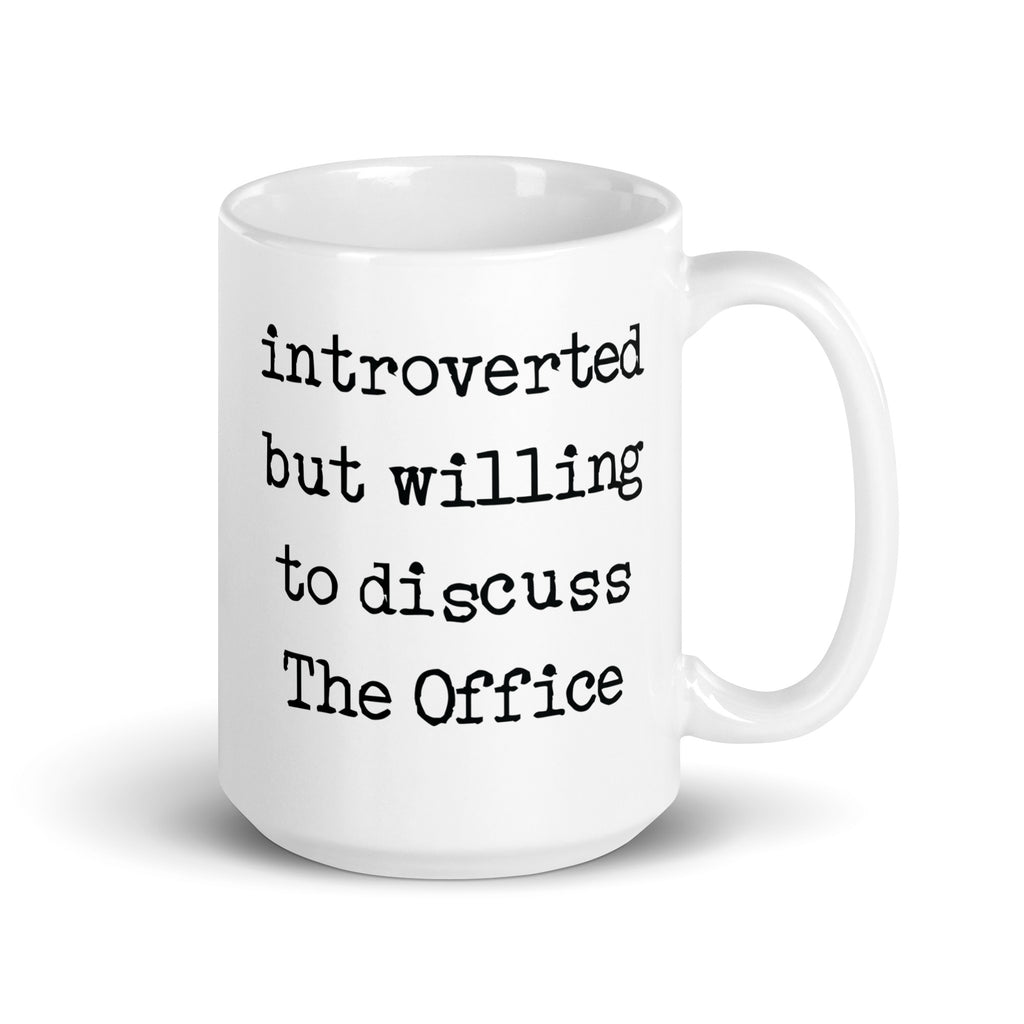 Willing To Discuss The Office - Coffee Mug