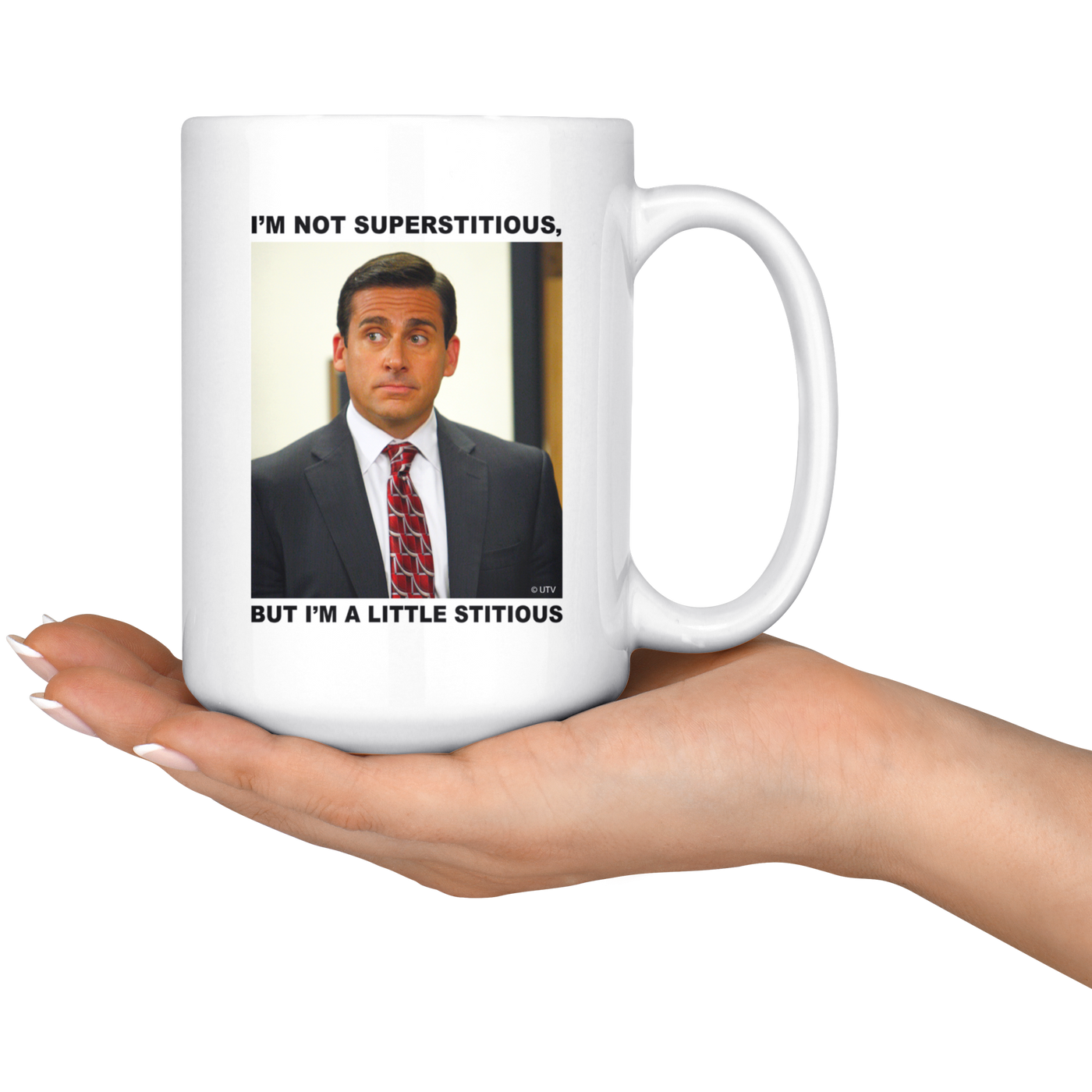 A Little Stitious - Coffee Mug-Drinkware-Moneyline