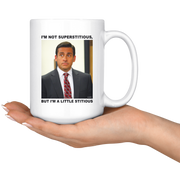 A Little Stitious - Coffee Mug-Drinkware-Moneyline