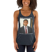 A Little Stitious Women's Racerback Tank-Moneyline