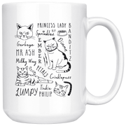 Angela's Cat Squad - Coffee Mug-teelaunch-Moneyline