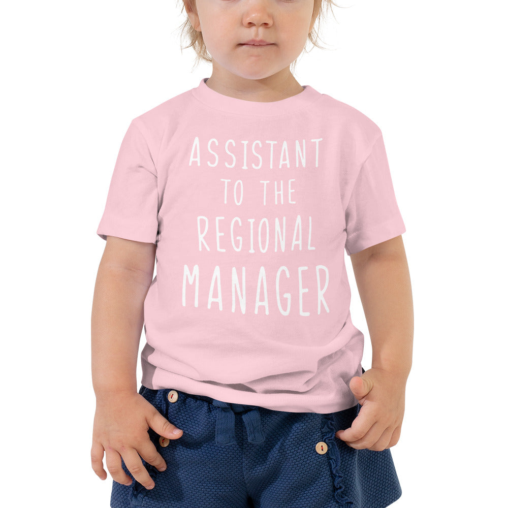 Assistant To The Regional Manager Toddler Tee-Moneyline