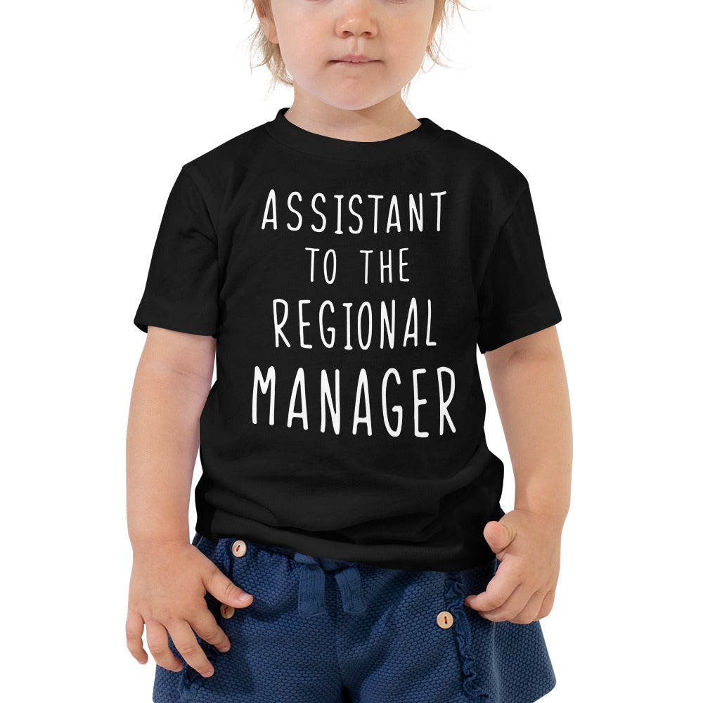 Assistant To The Regional Manager Toddler Tee-Moneyline