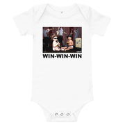 Baby Sax Players Baby Onesie-Moneyline