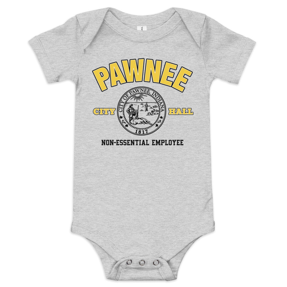 Pawnee Non Essential Employee - Baby Onesie