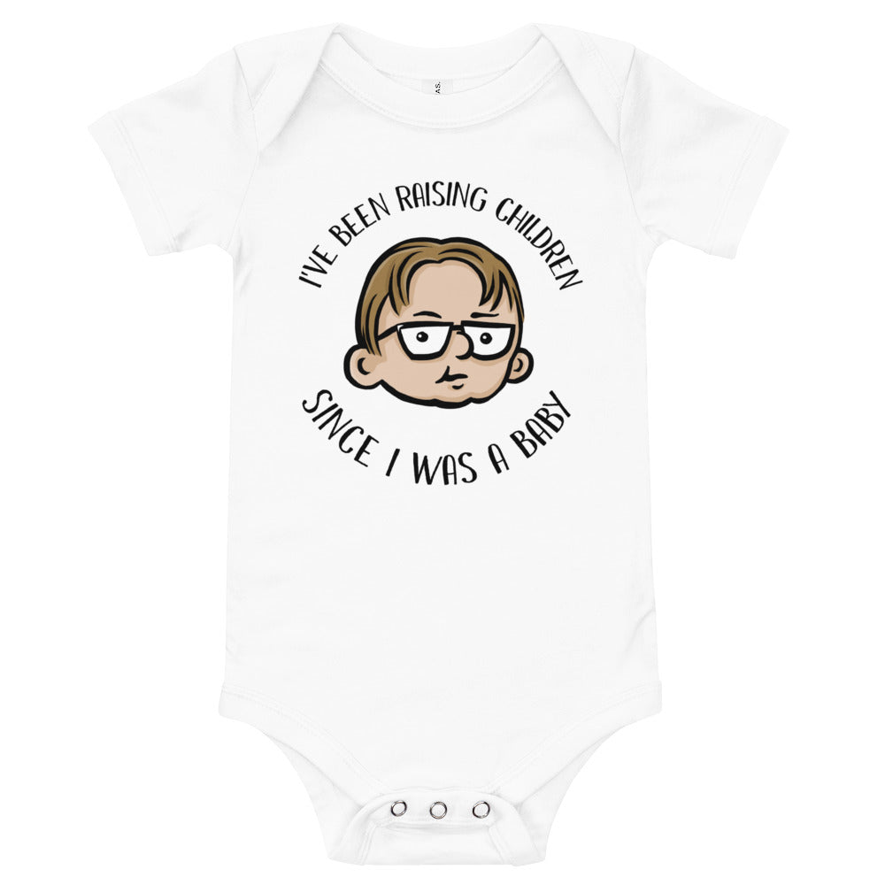 I've Been Raising Children Dwight - Baby Onesie
