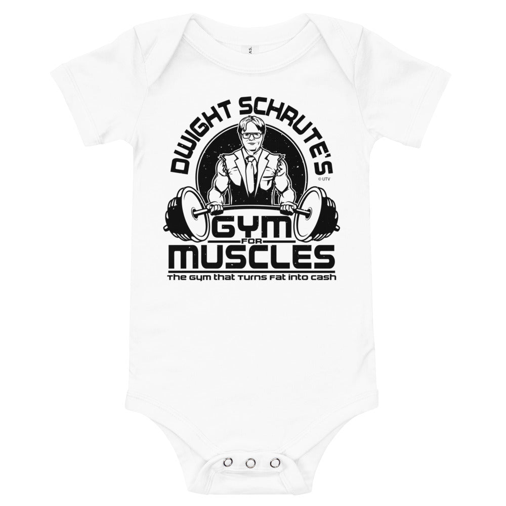 Gym For Muscles Baby Onesie