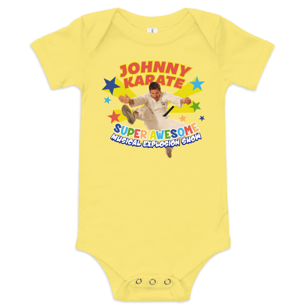 Johnny Karate Pratt Logo - Baby Onesie