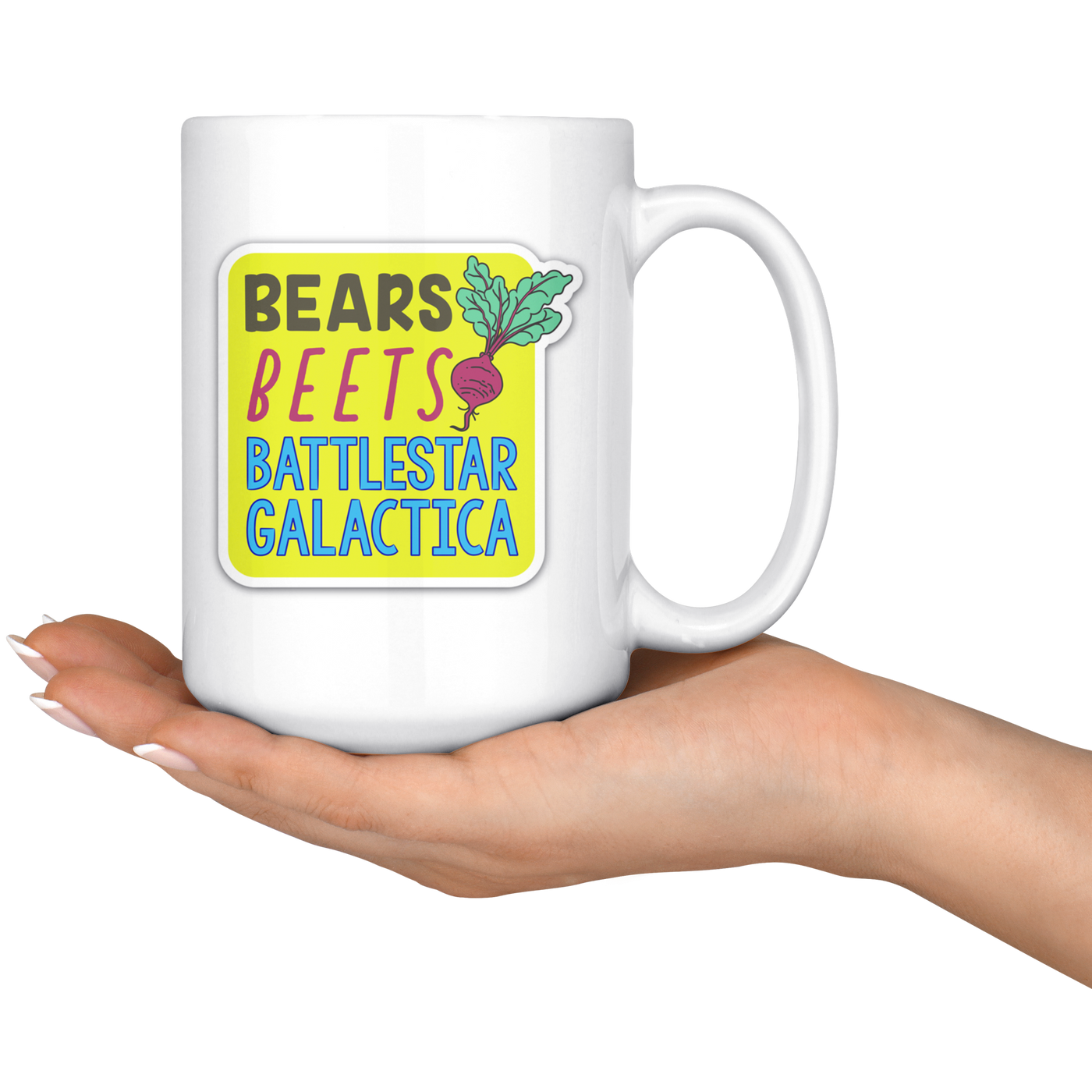 Bears Beats Battlestar Galactica - Coffee Mug-Drinkware-Moneyline