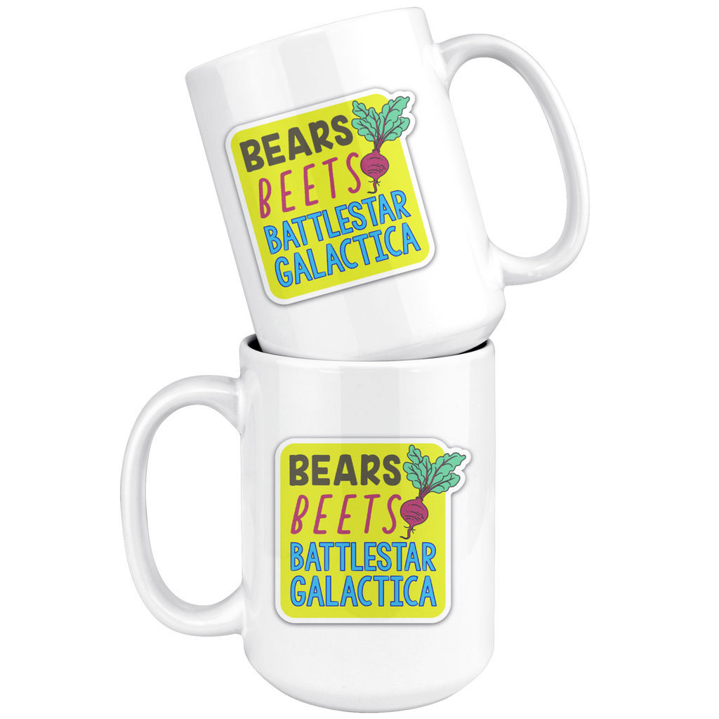 Bears Beats Battlestar Galactica - Coffee Mug-Drinkware-Moneyline