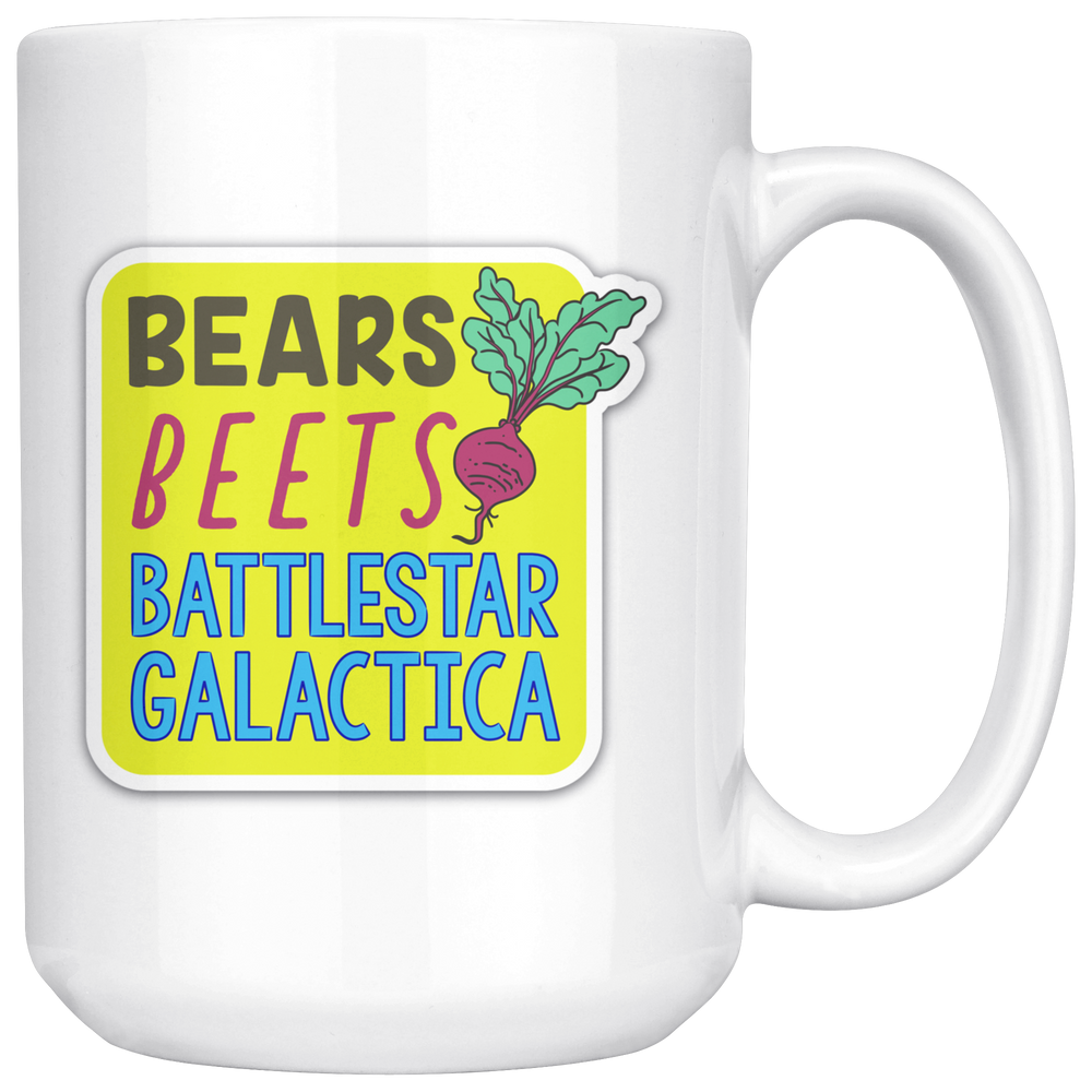 Bears Beats Battlestar Galactica - Coffee Mug-Drinkware-Moneyline