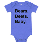 Bears. Beets. Baby. - Baby Onesie-Moneyline